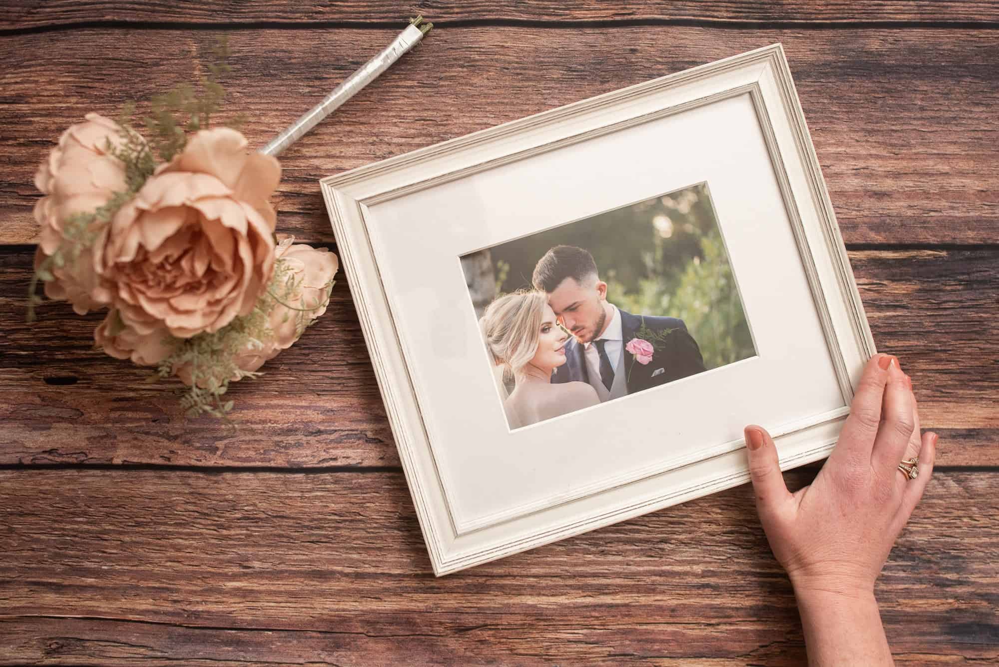 Framed products, bespoke chevrons and prints, framed of your favourite wedding photos and family image